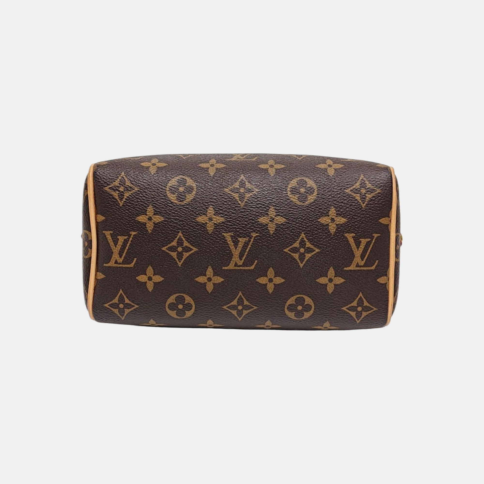 SPEEDY 20 Monogram Coated Canvas Brown