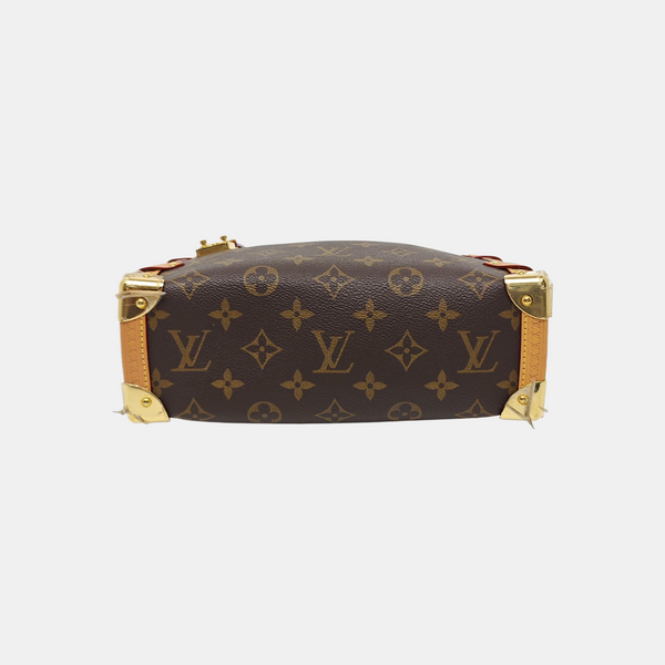 SIDE TRUNK MM Monogram Coated Canvas Brown