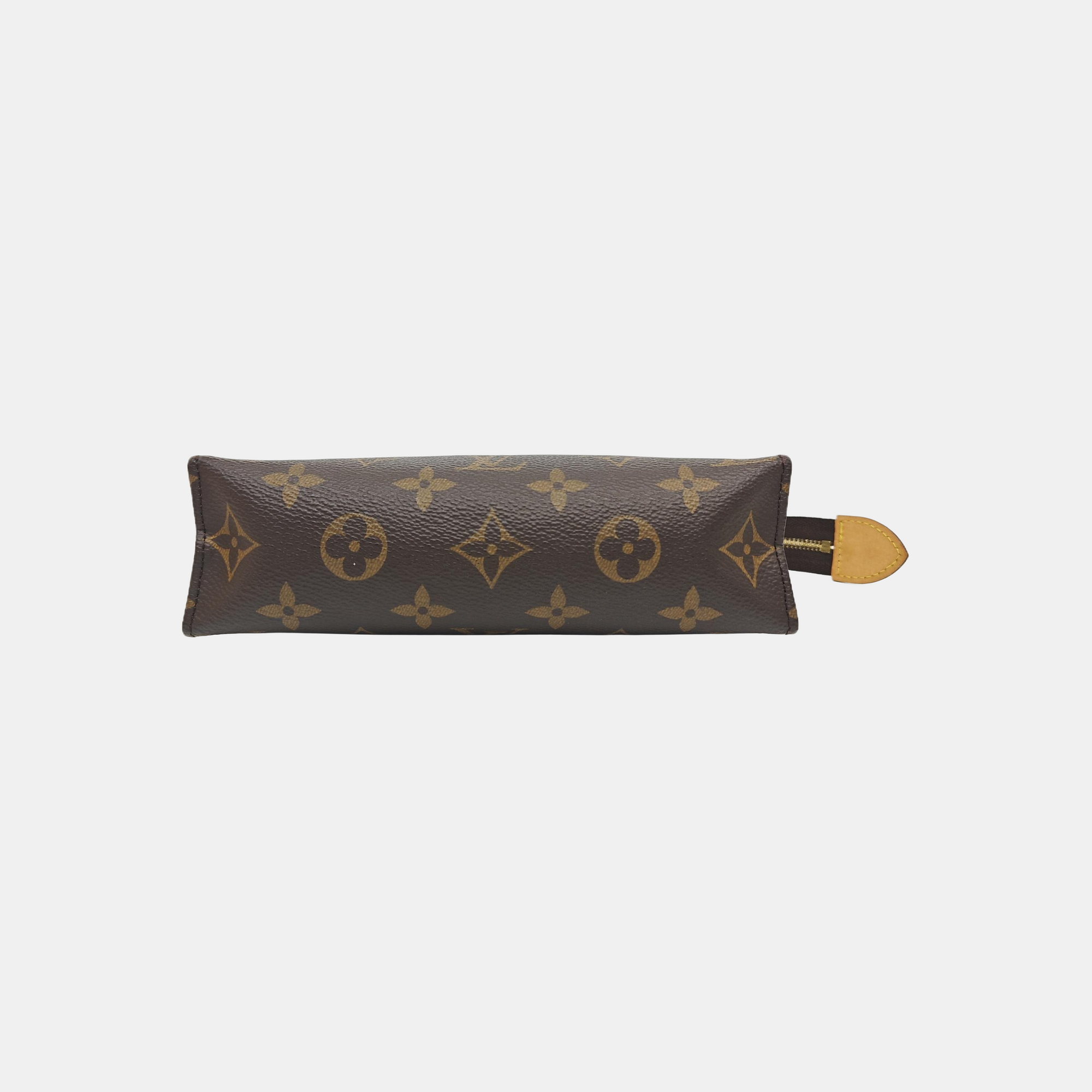 TOILET POCKET 19 Monogram Coated Canvas Brown