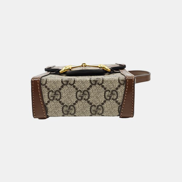 Horsebit 1955 Mini Coated Canvas Beige