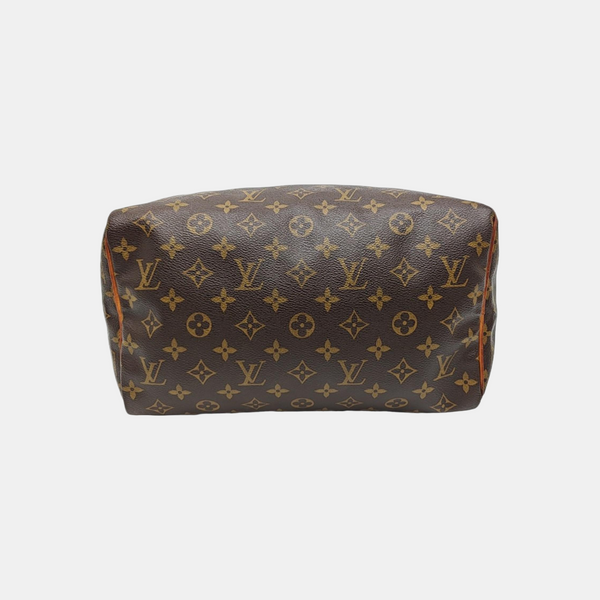 SPEEDY 30 Monogram Coated Canvas Brown