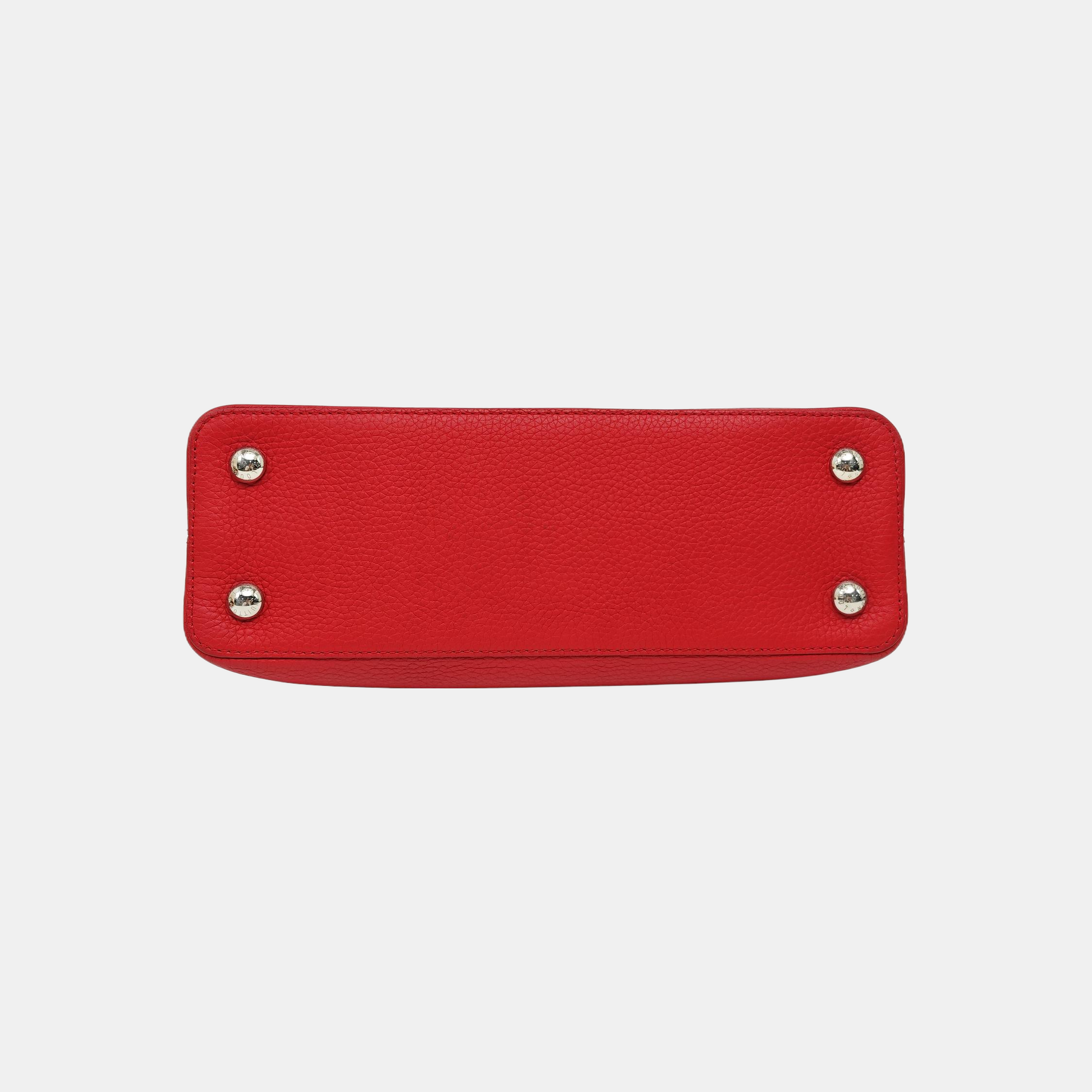CAPUCINES MM Calfskin Red