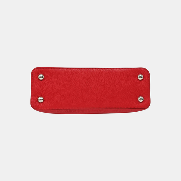 CAPUCINES MM Calfskin Red