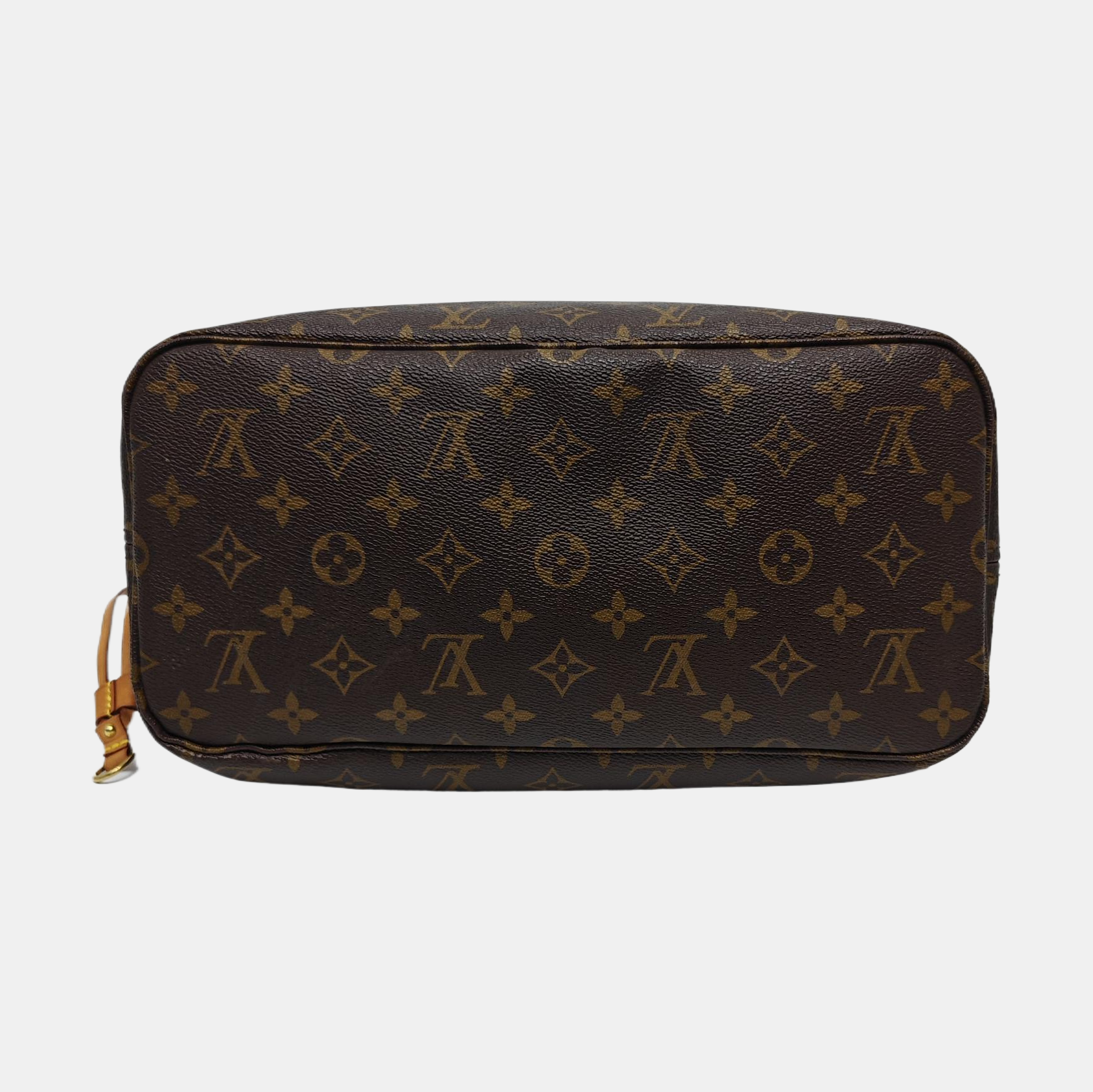 NEVERFULL MM Monogram Coated Canvas Brown