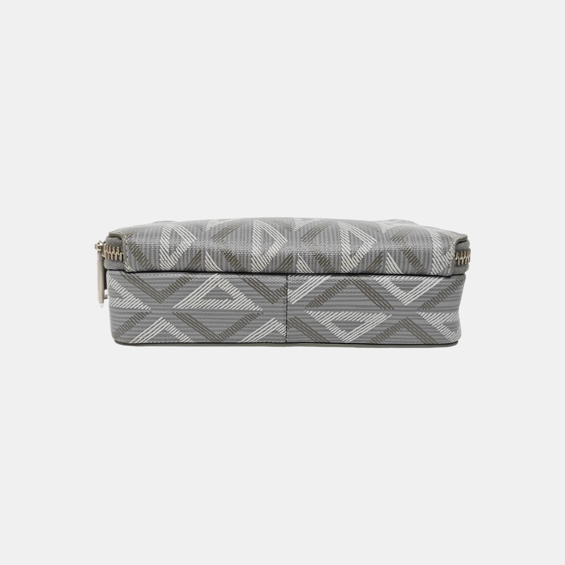 Coated Canvas Shoulder Bag Gray