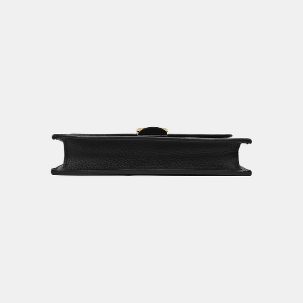 Interlocking G Small Calfskin Black
