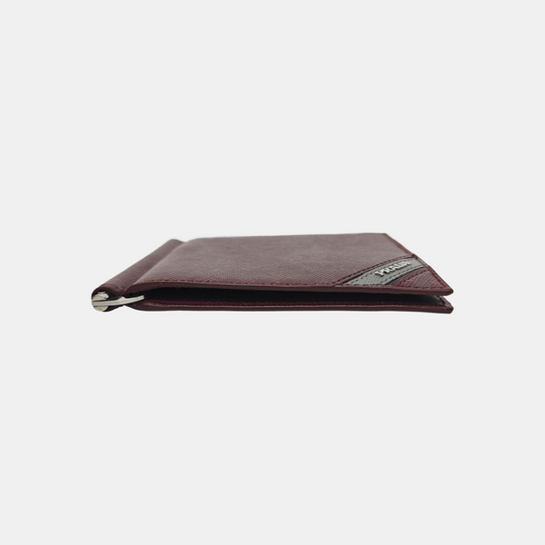 Calfskin Card Holder Red