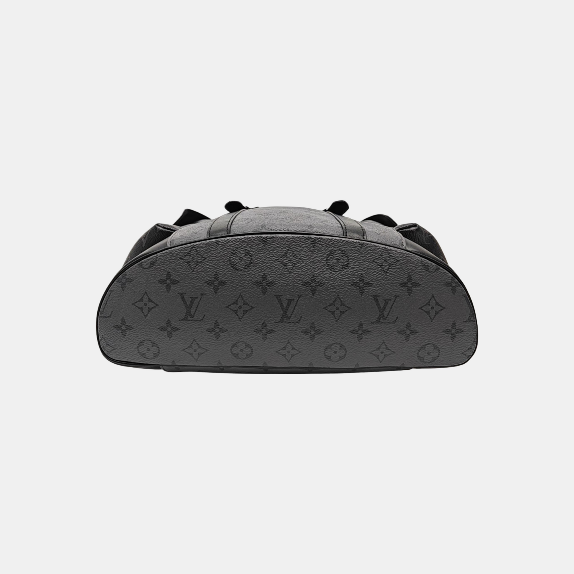 CHRISTOPHER Monogram Coated Canvas Gray