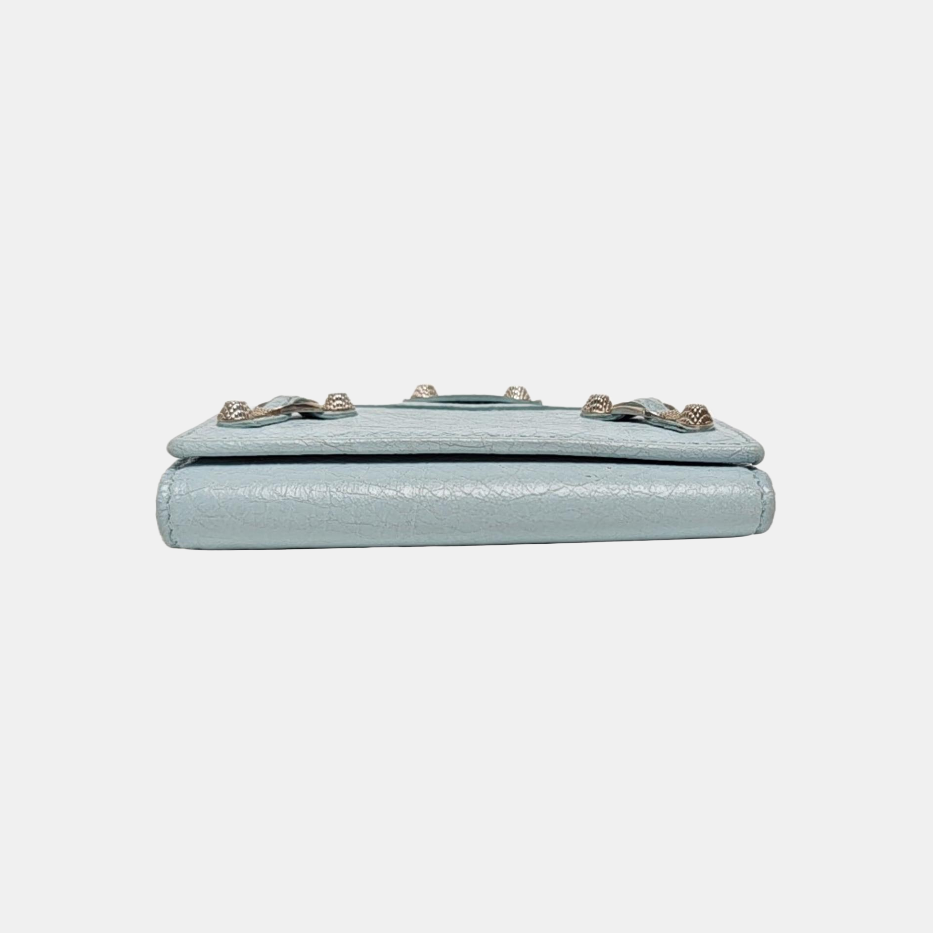 Classic City Lambskin Blue Key Pouch