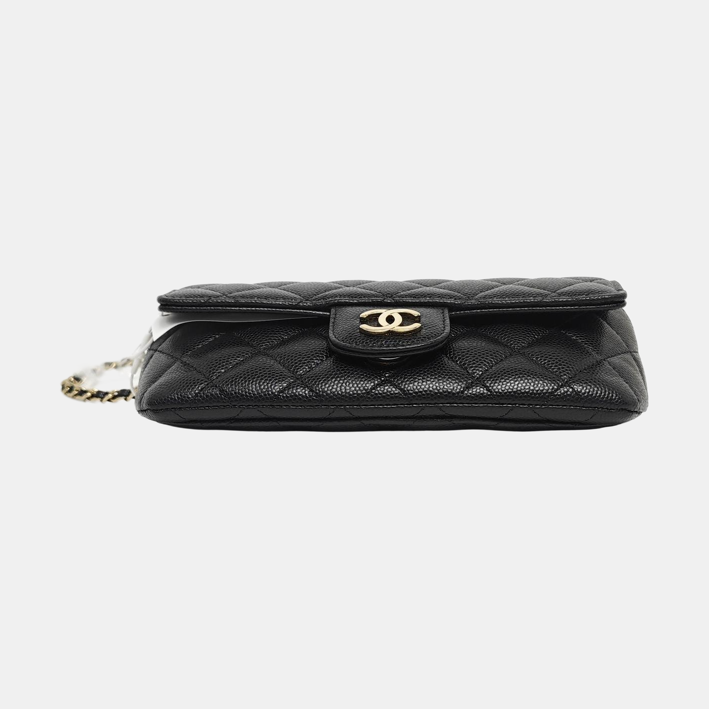 Quilted Grained Calfskin Black