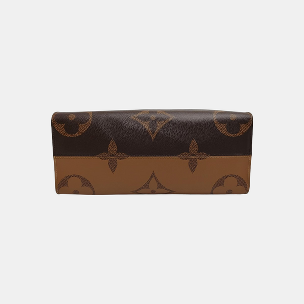ONTHEGO MM Monogram Coated Canvas Brown