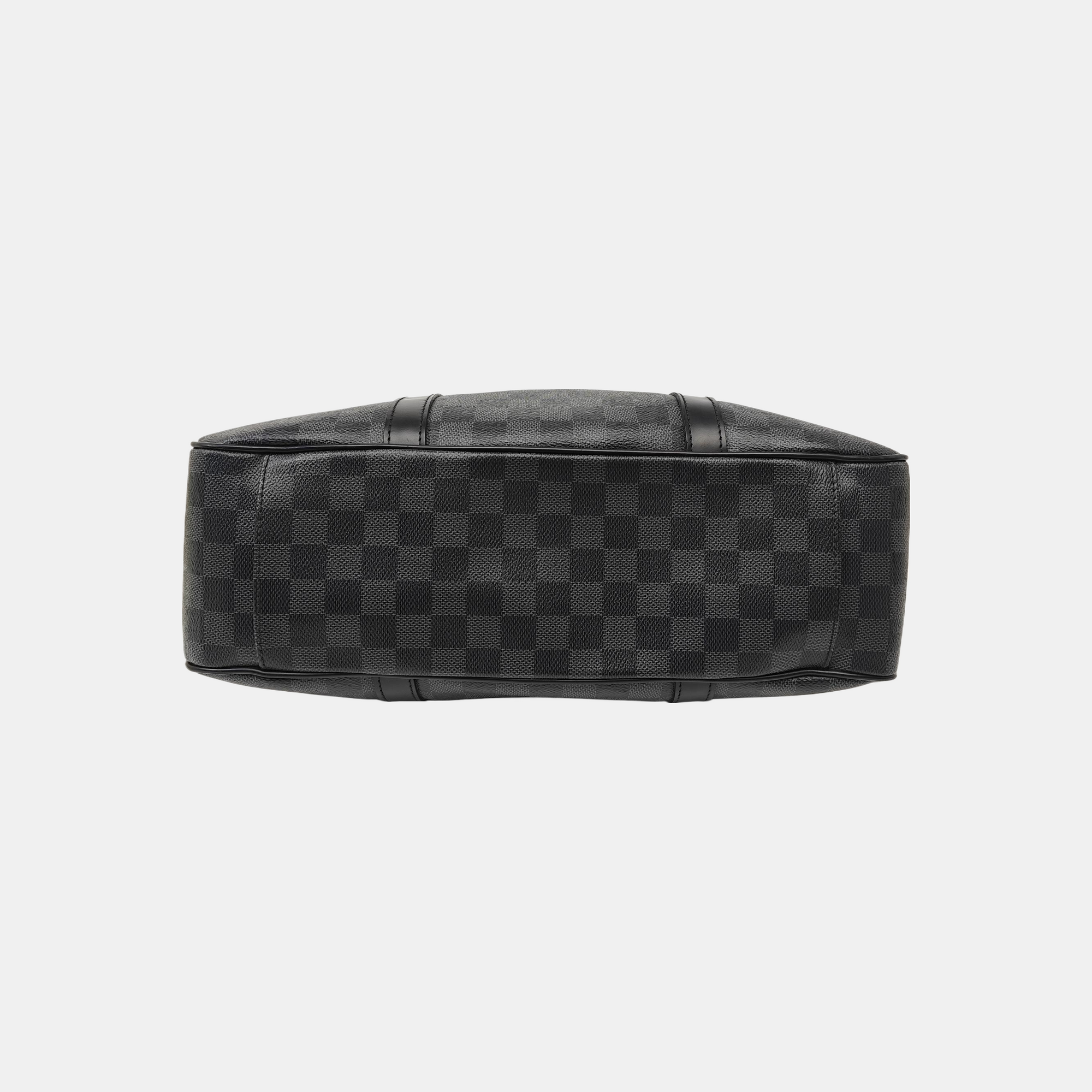 TADAO MM Damier Graphite Coated Canvas Gray