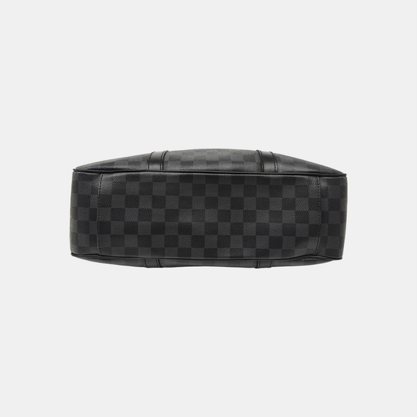 TADAO MM Damier Graphite Coated Canvas Gray