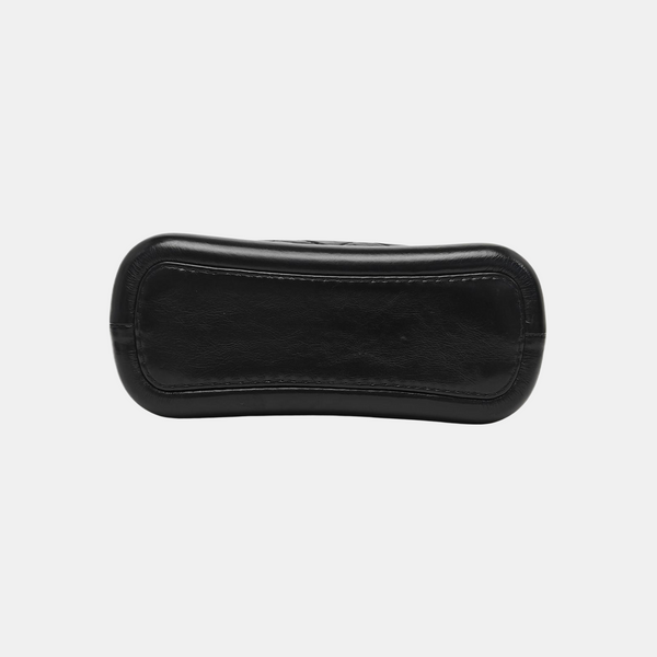 GABRIELLE Small Quilted Calfskin Black