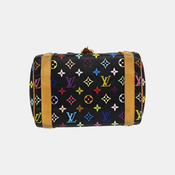 LV × TM PRISCILLA Monogram Coated Canvas Black