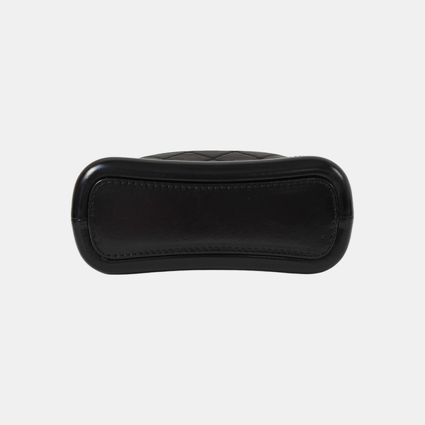 GABRIELLE Small Quilted Calfskin Black