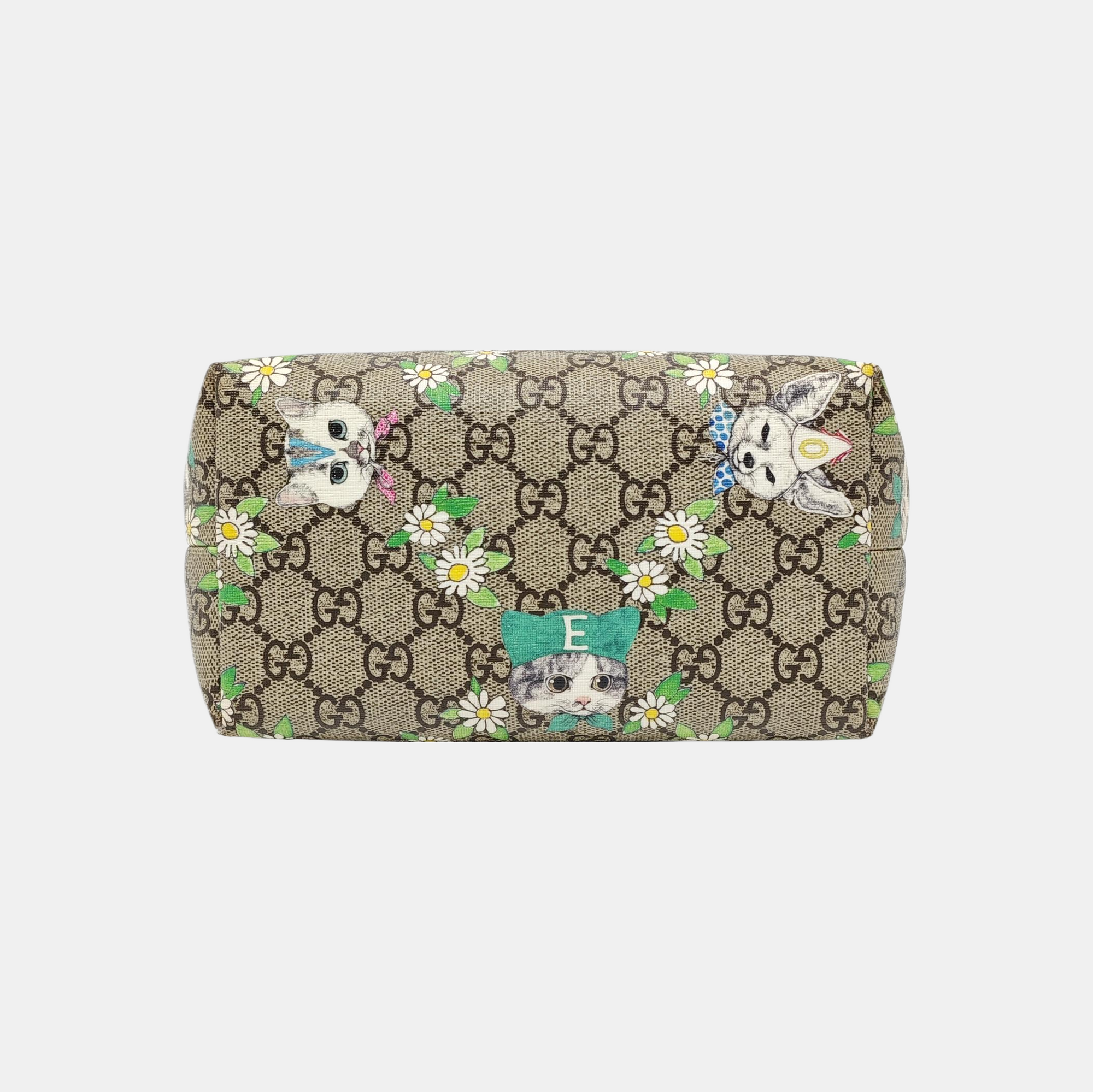 Coated Canvas Tote Bag Beige