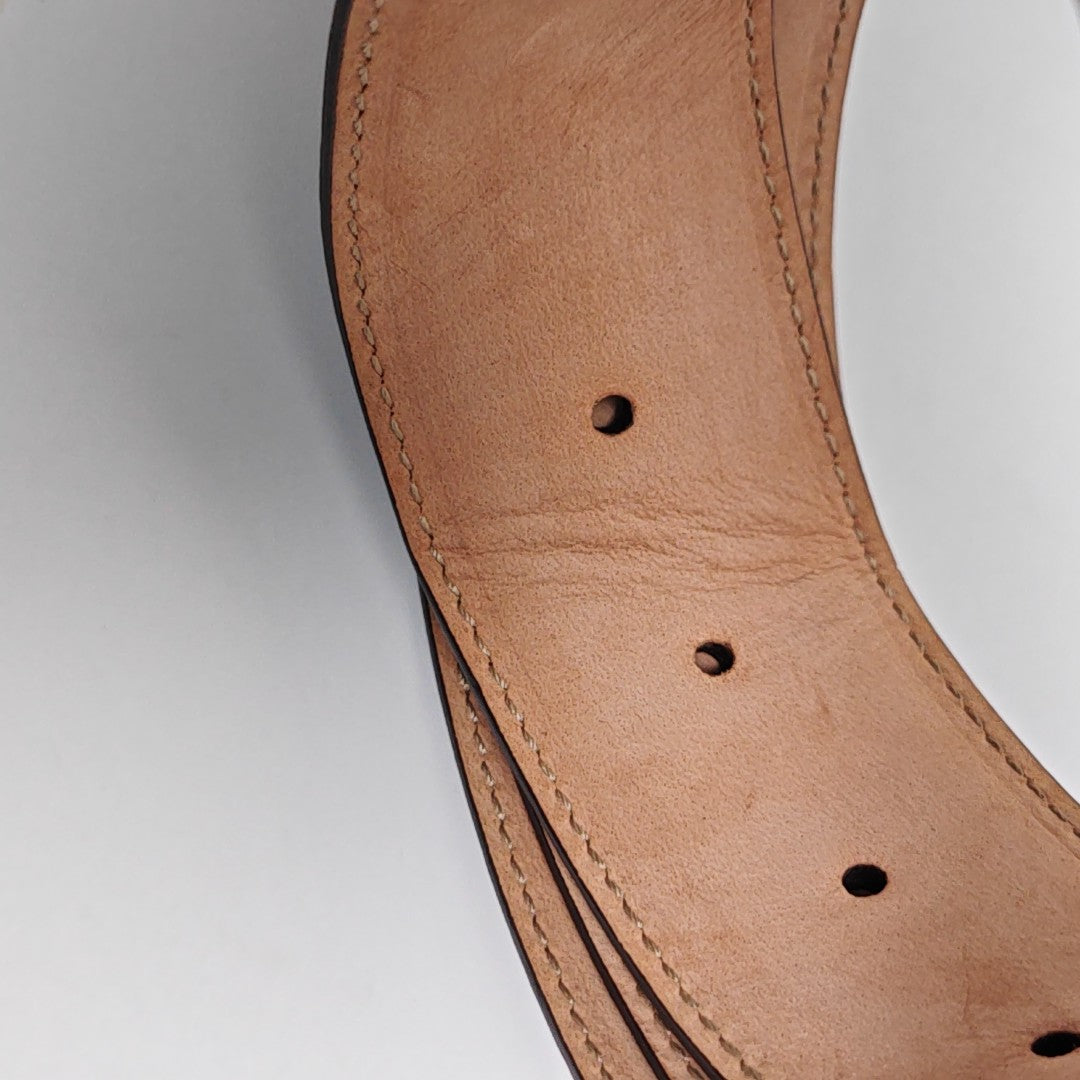 Leather Belt Green