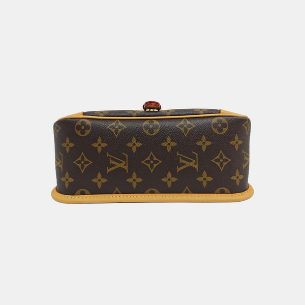 DIANE Monogram Coated Canvas Brown