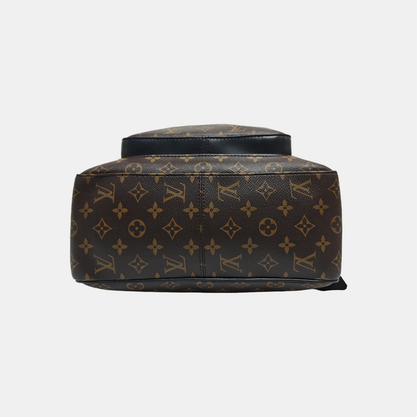 JOSH Monogram Coated Canvas Brown