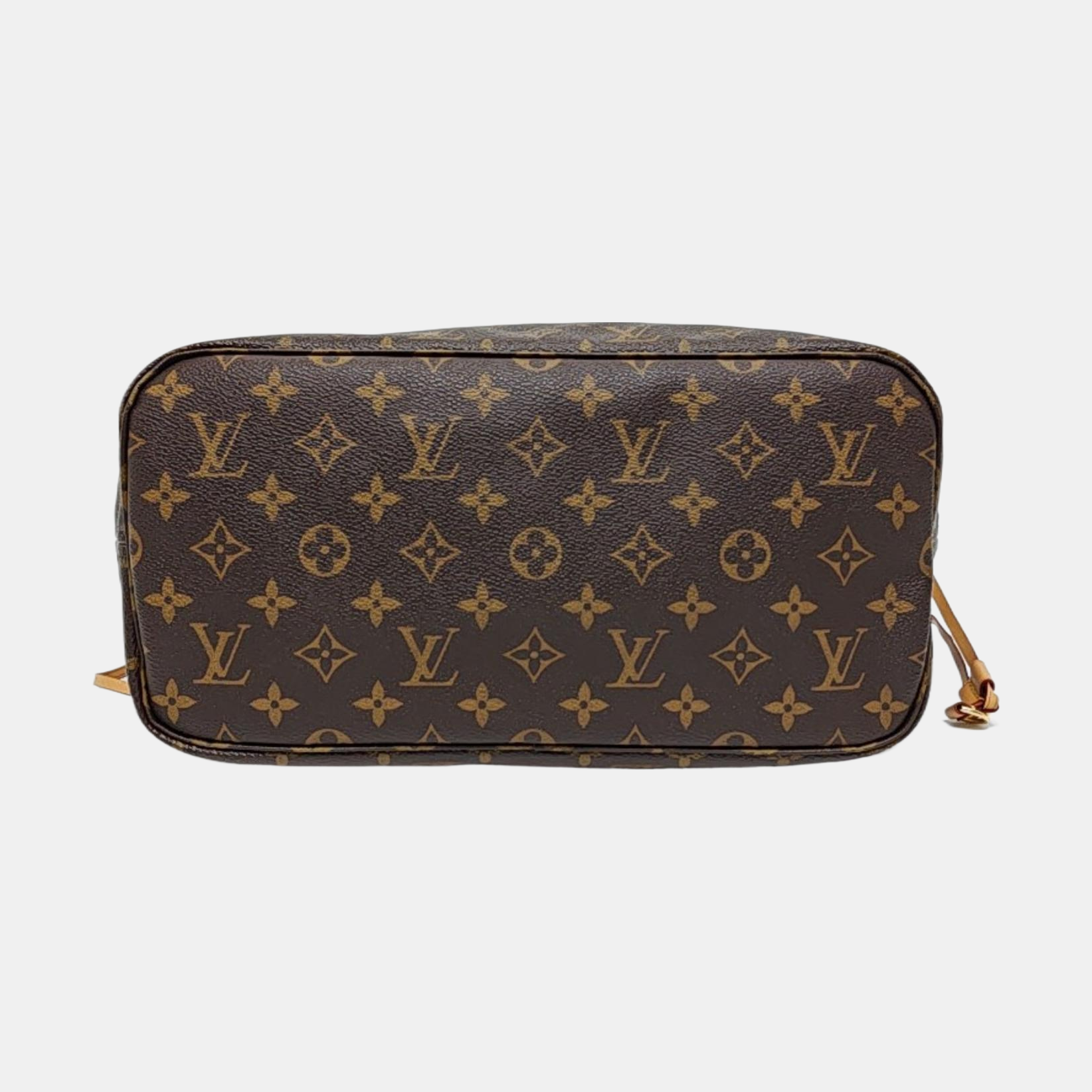 NEVERFULL MM Lona Monogram Revestida Marrón