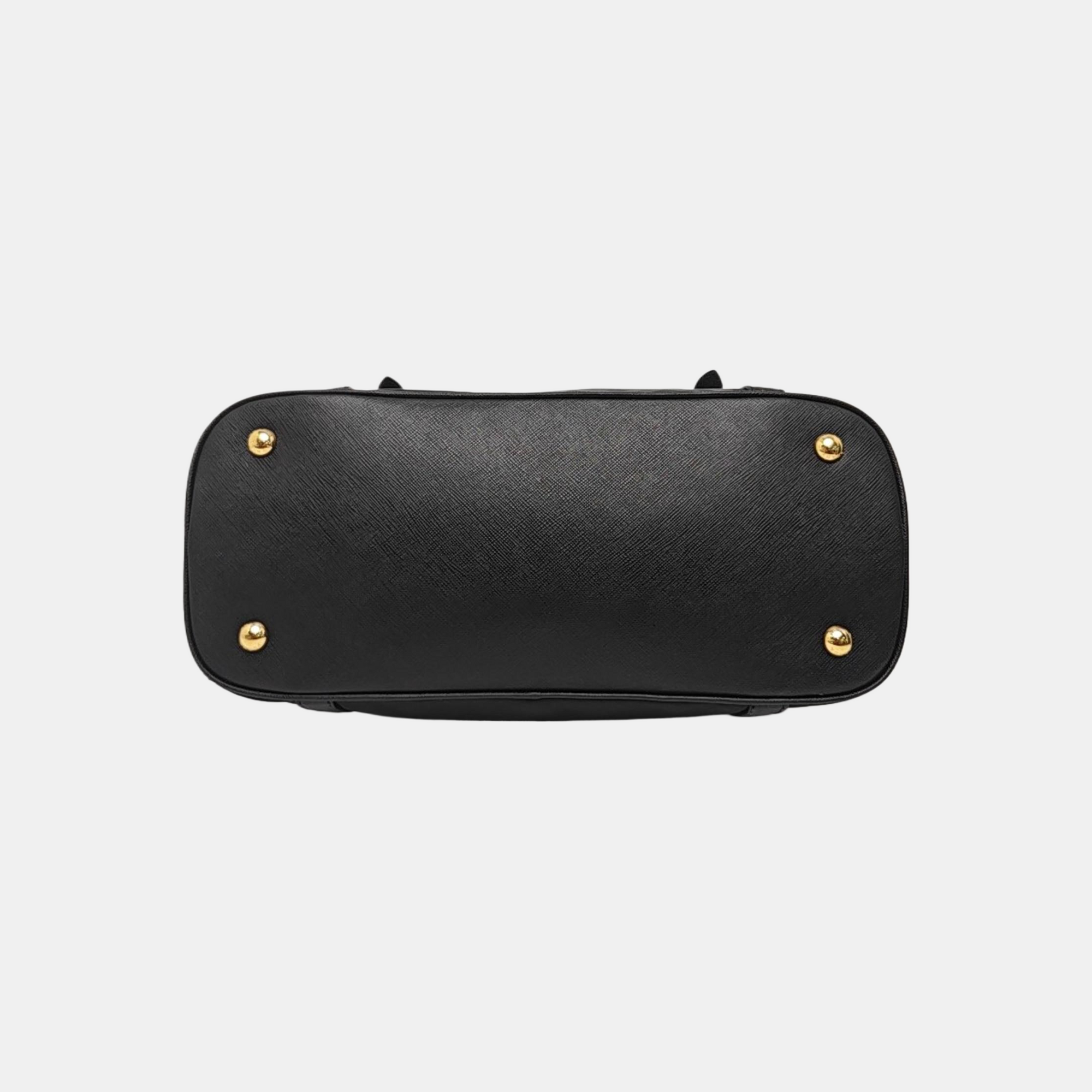 Canvas Top Handle Bag Black