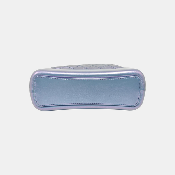 GABRIELLE Medium Quilted Calfskin Blue