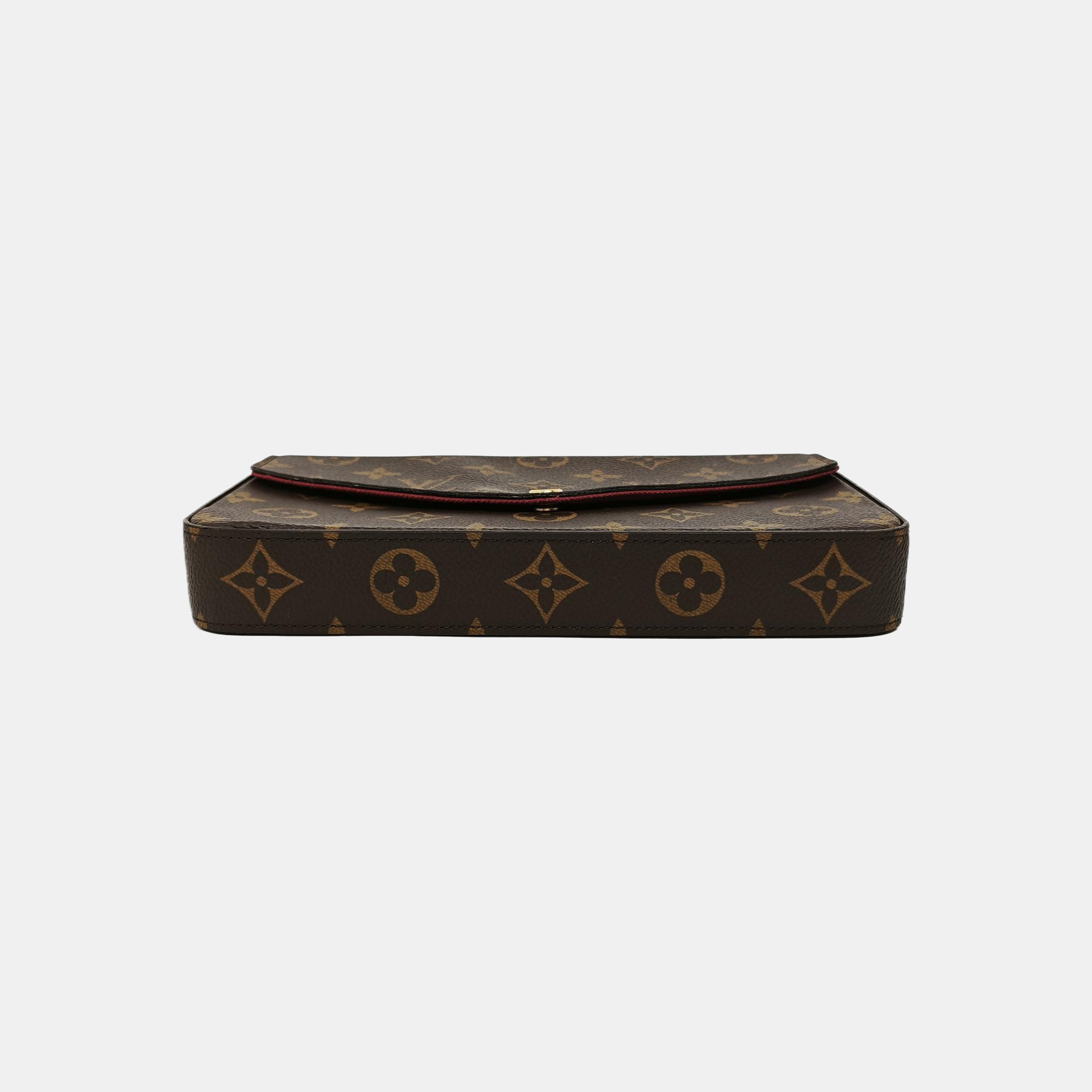 FÉLICIE Monogram Coated Canvas Brown