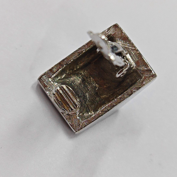 Metal Silver Clip On Earrings