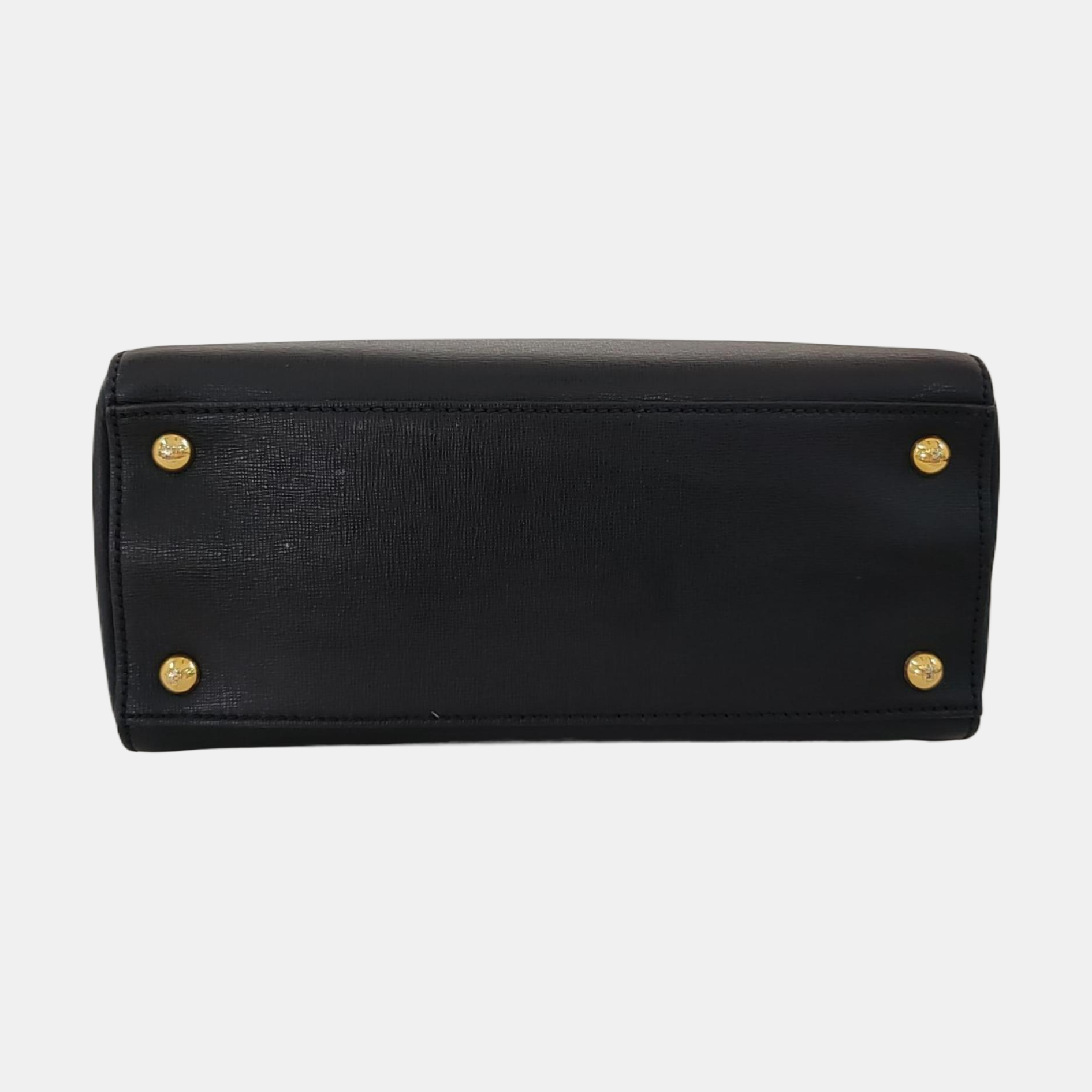2 Jours Small Calfskin Black