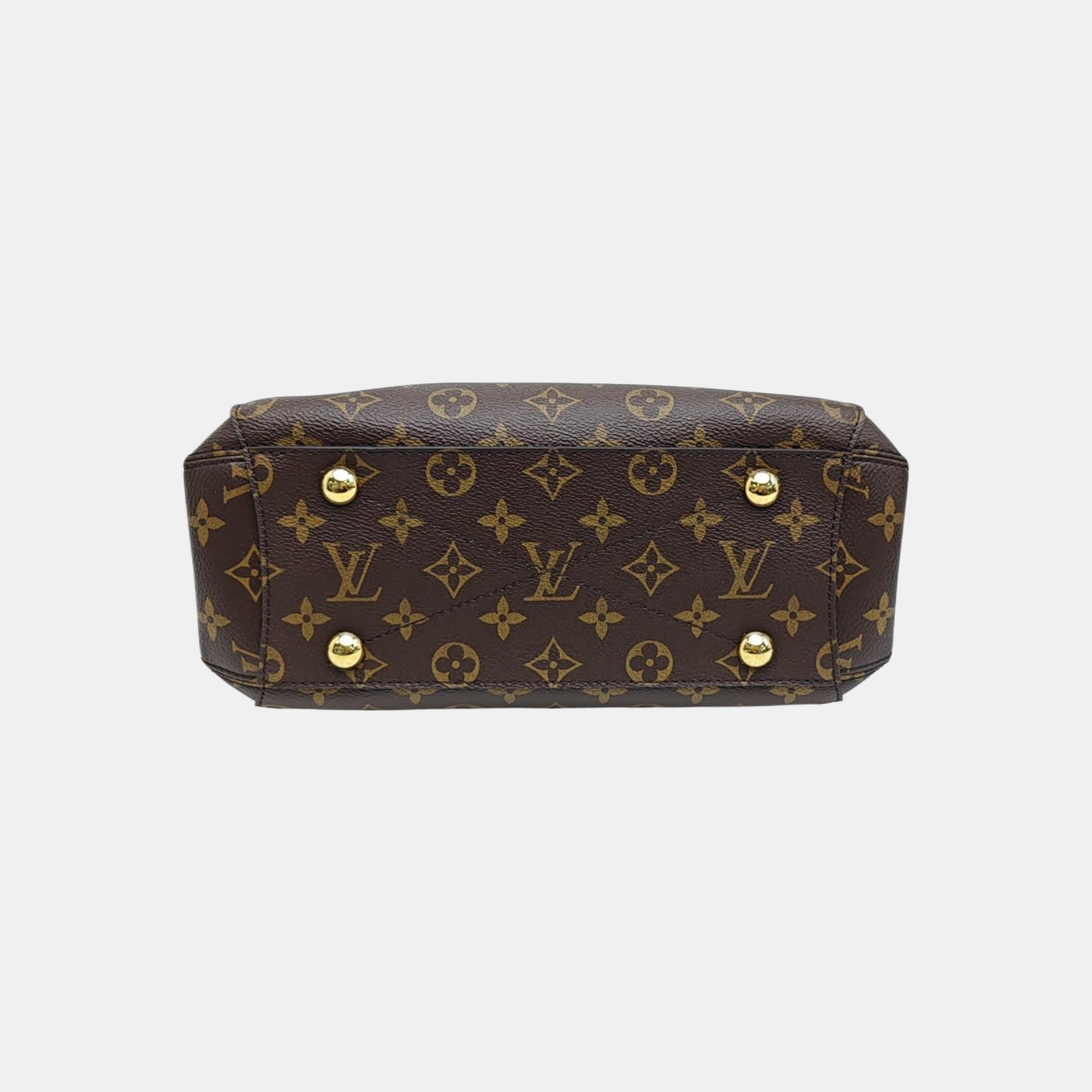 MONTAIGNE Monogram Coated Canvas Brown