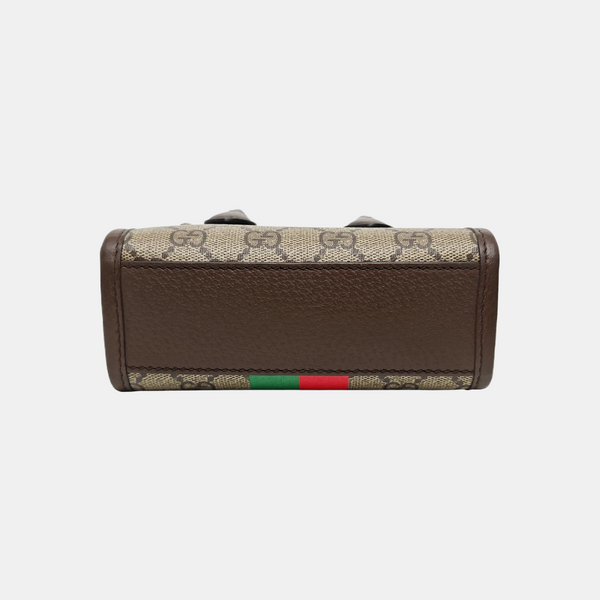Retro Mini Monogram Coated Canvas Beige