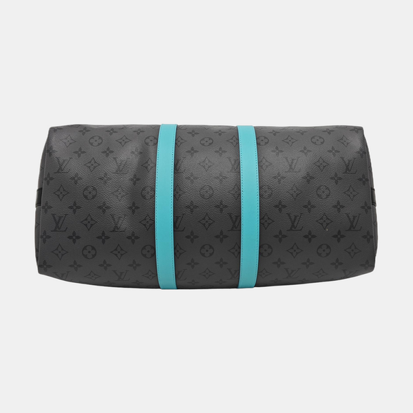 KEEPALL 45 Monogram Coated Canvas Gray