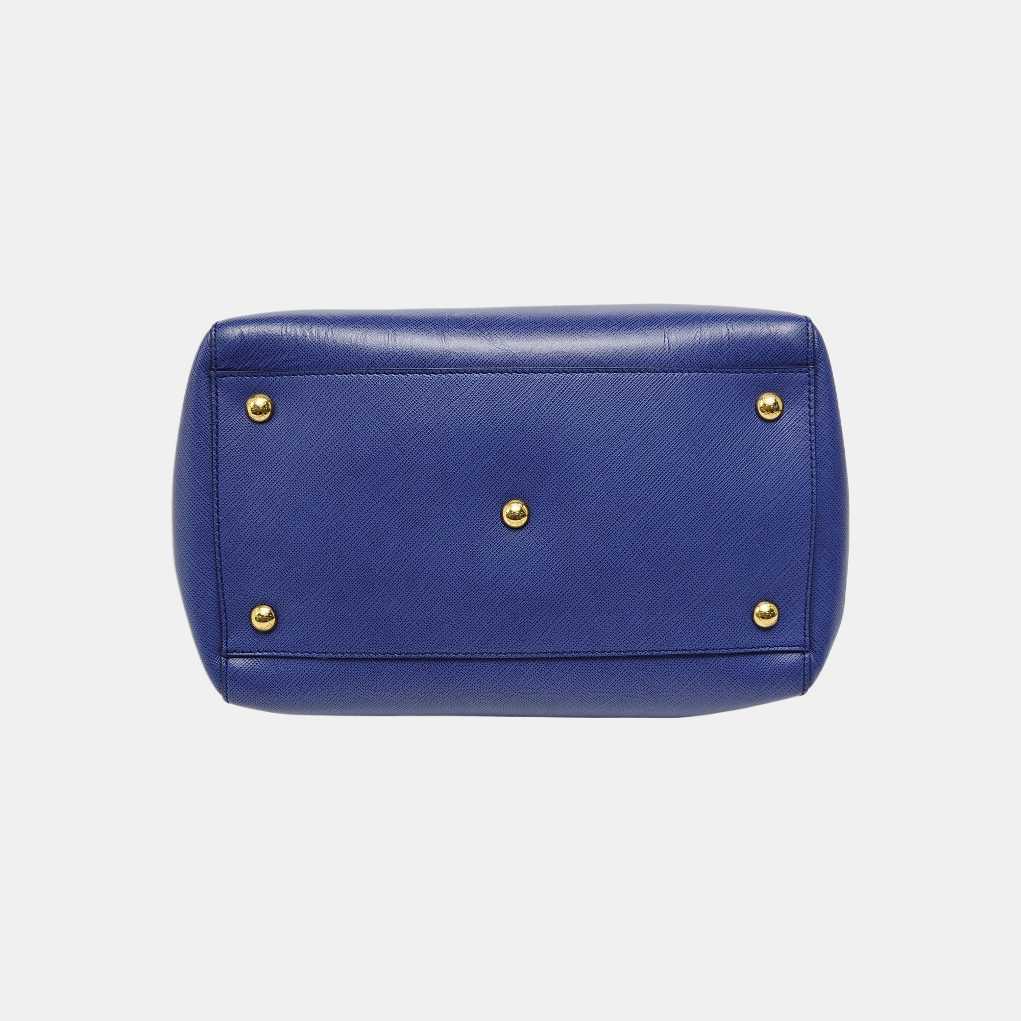 Calfskin Tote Bag Blue