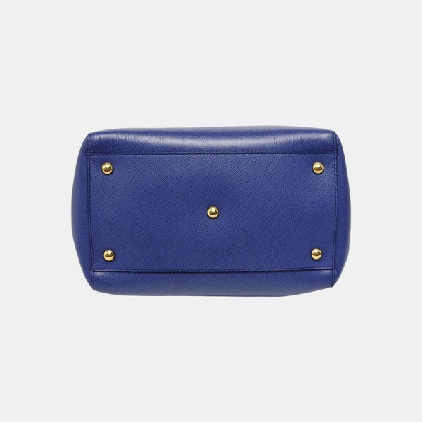 Calfskin Tote Bag Blue