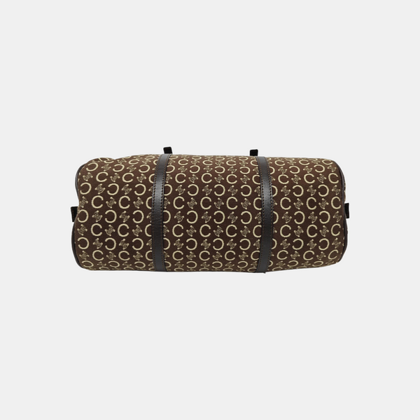 Canvas Top Handle Bag Brown