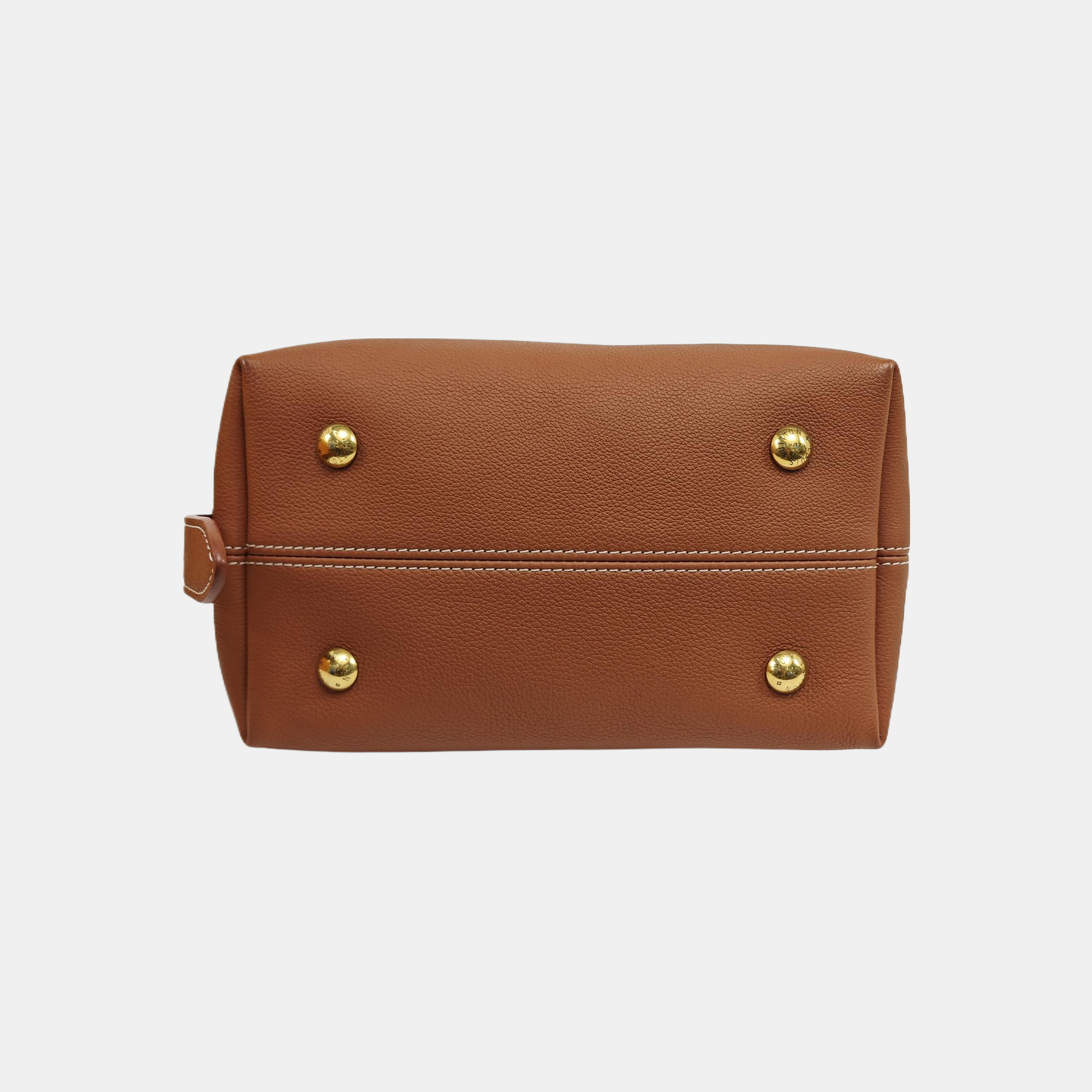 LOW KEY HOBO PM Monogram Calfskin Brown