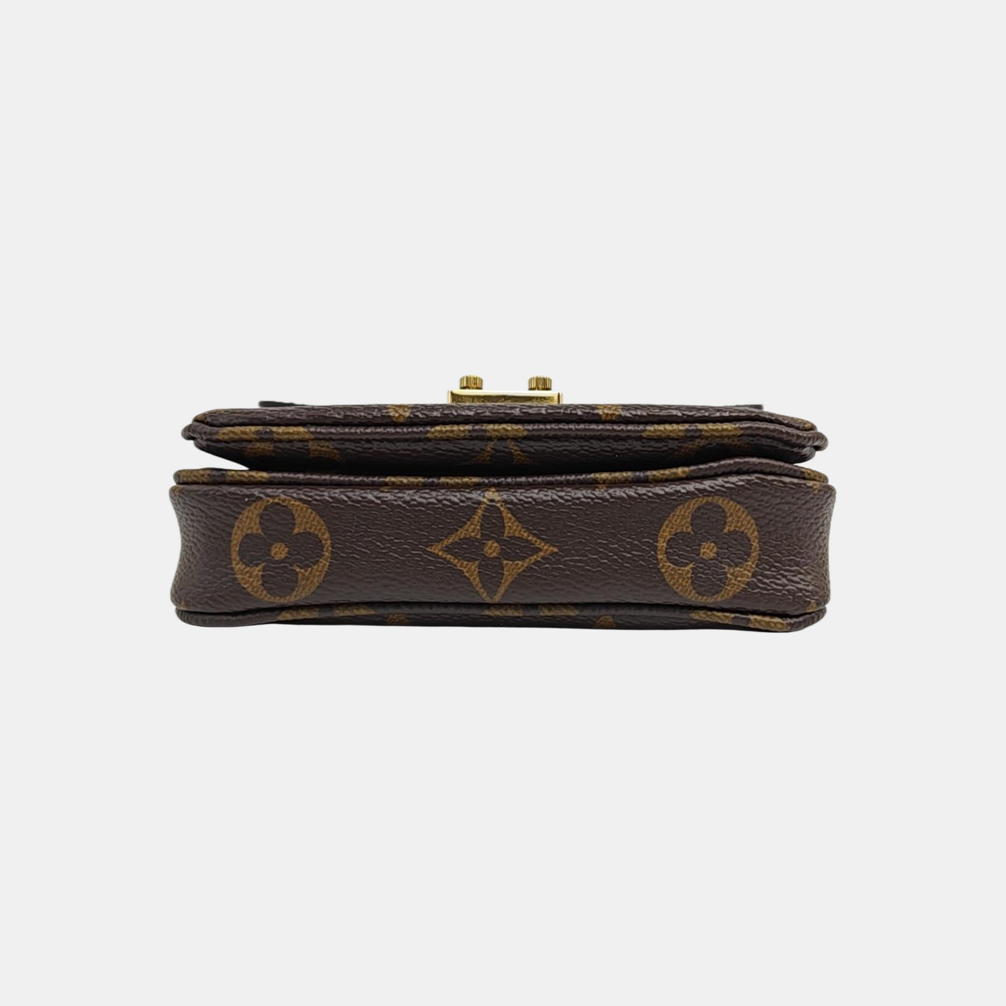 MÉTIS Micro Monogram Coated Canvas Brown