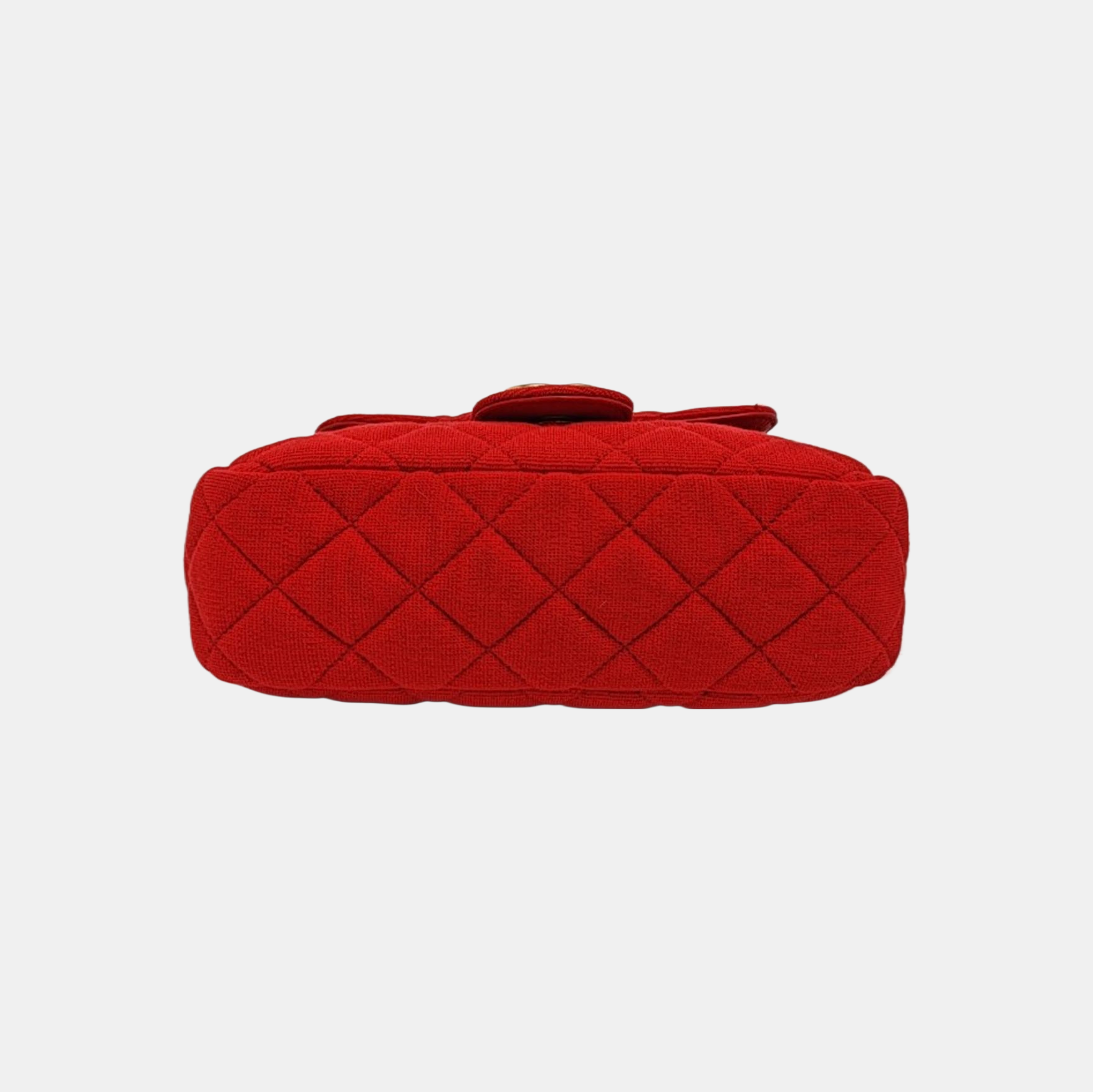 23C HOBO Small Quilted Fabric Red