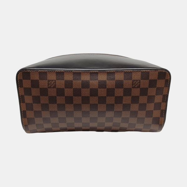 JAKE Damier Ebene Coated Canvas Brown