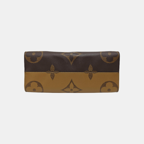 ONTHEGO MM Monogram Coated Canvas Brown