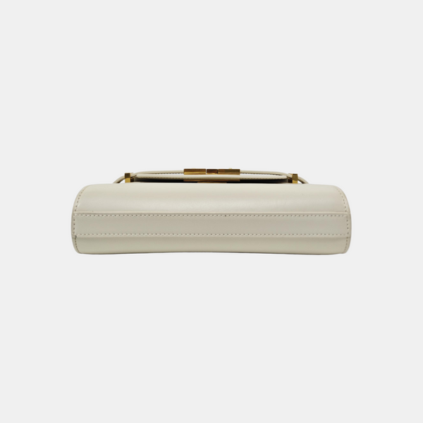 MANHATTAN Mini Calfskin White
