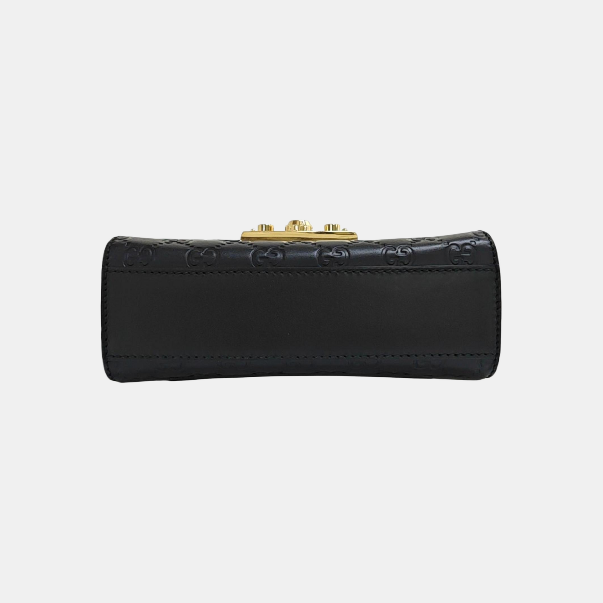 Padlock Small Monogram Calfskin Black