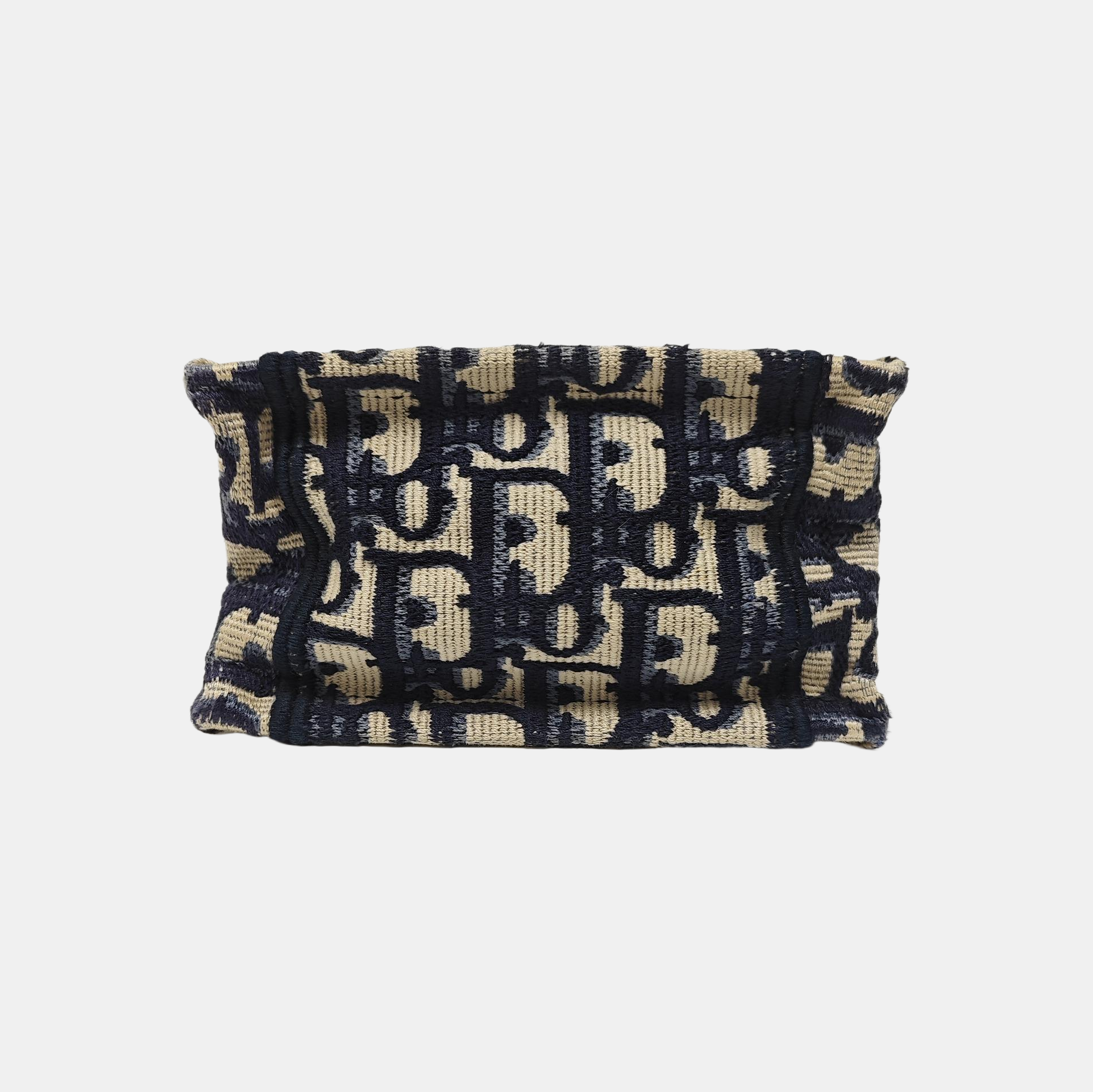 Book Tote Oblique Fabric Beige