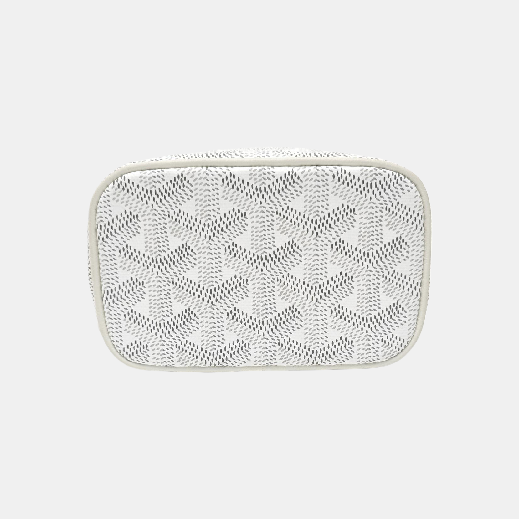 Coated Canvas Shoulder Bag Mini White