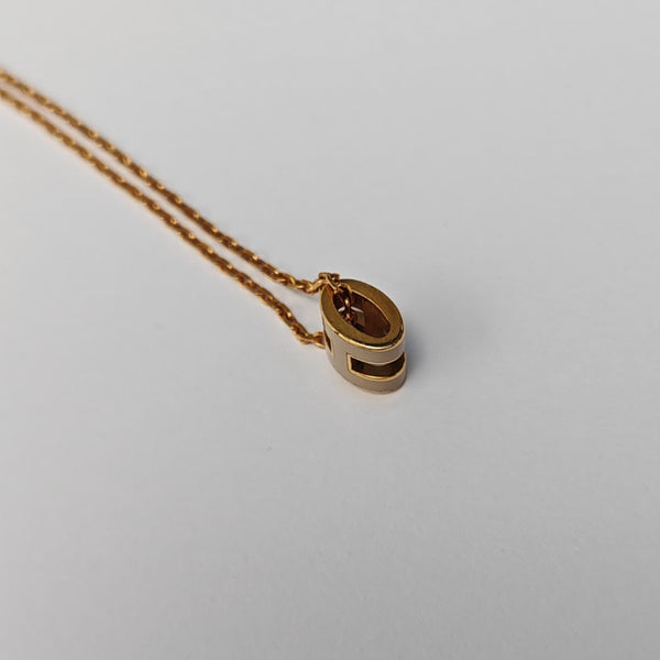 Pop H Metal Gold Necklace