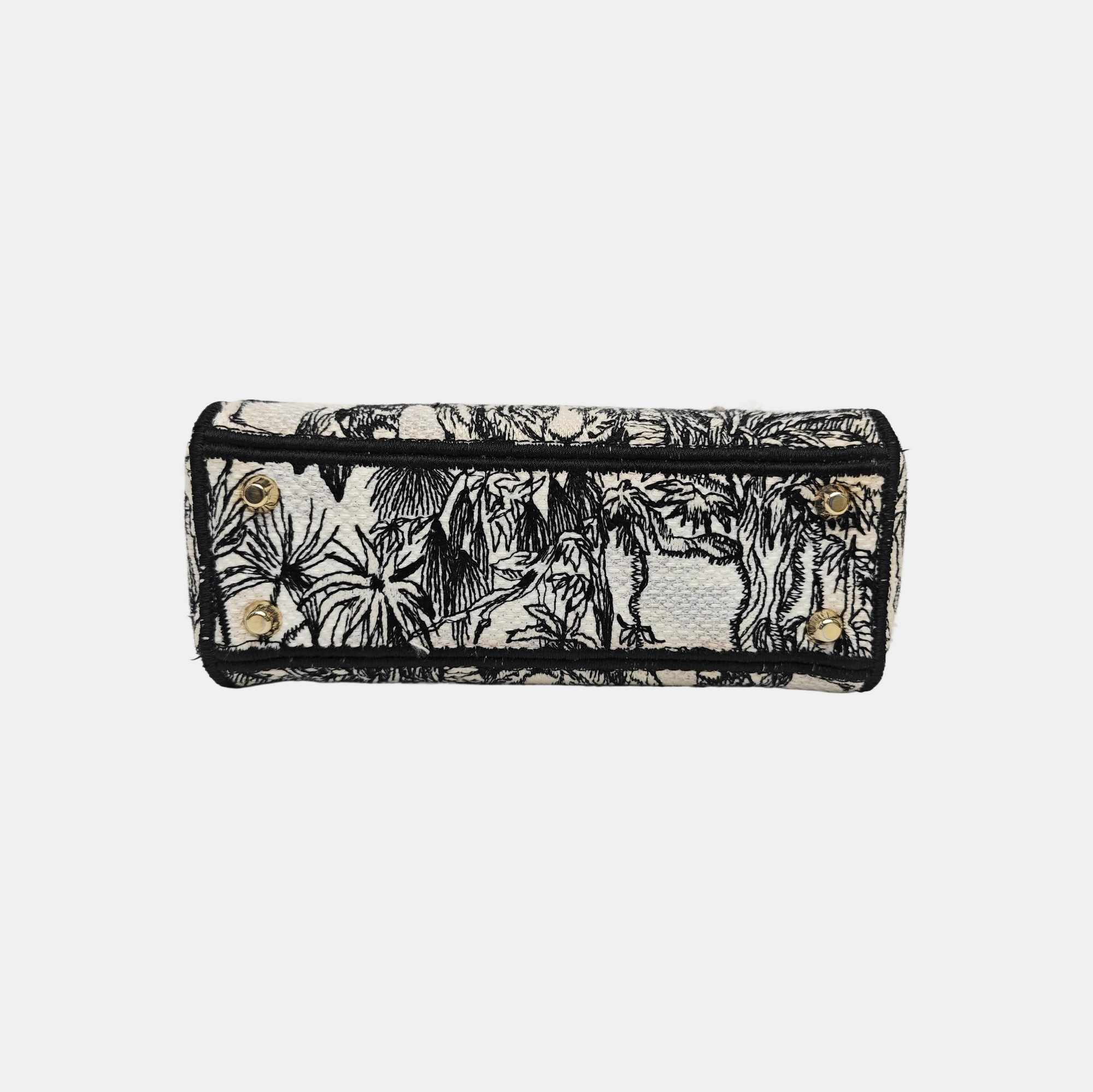 Lady Dior Mini Canvas Multicolor