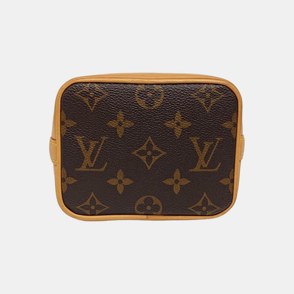 NOÉ Nano Monogram Coated Canvas Brown