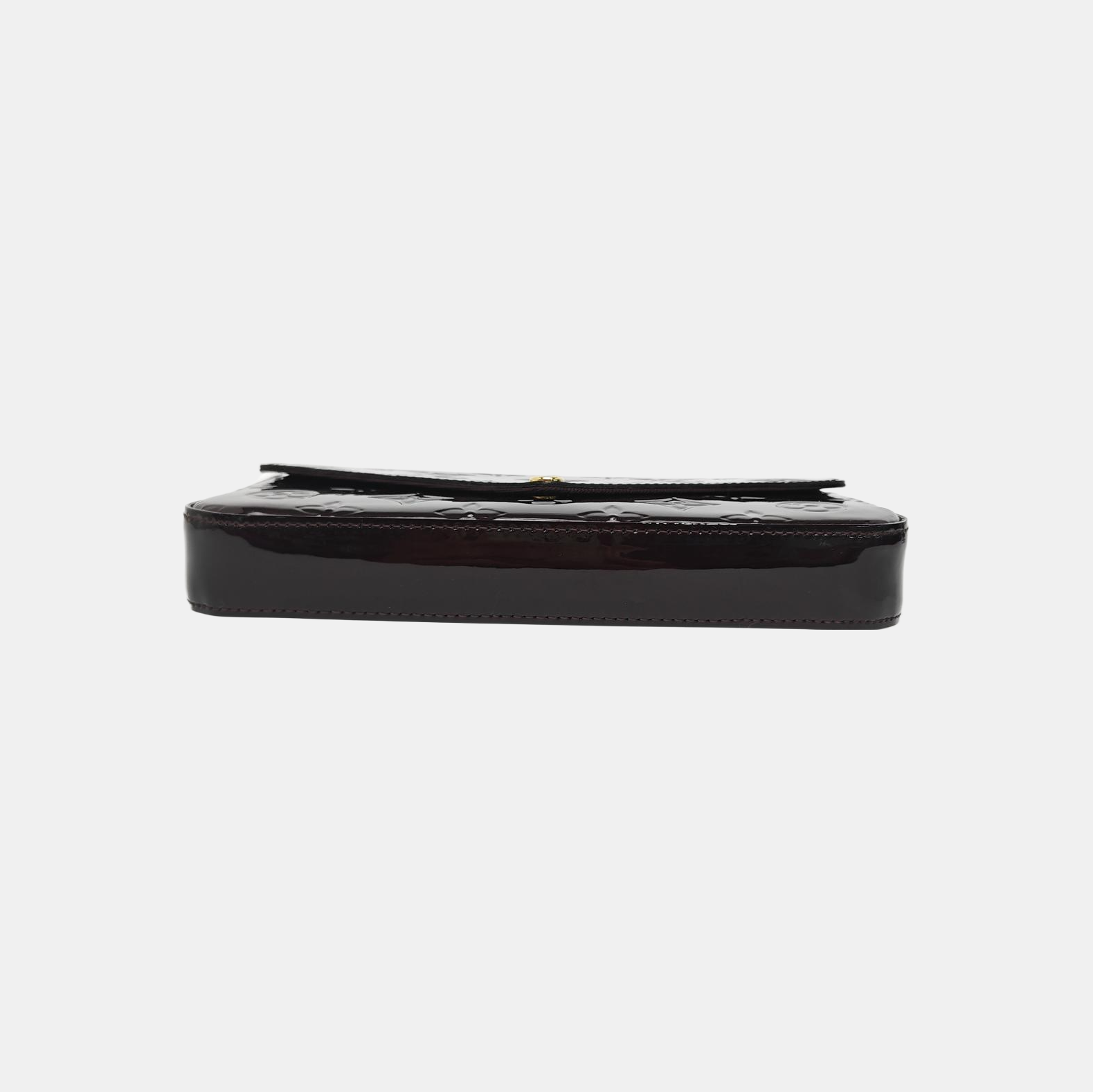 FÉLICIE Monogram Patent Leather Black