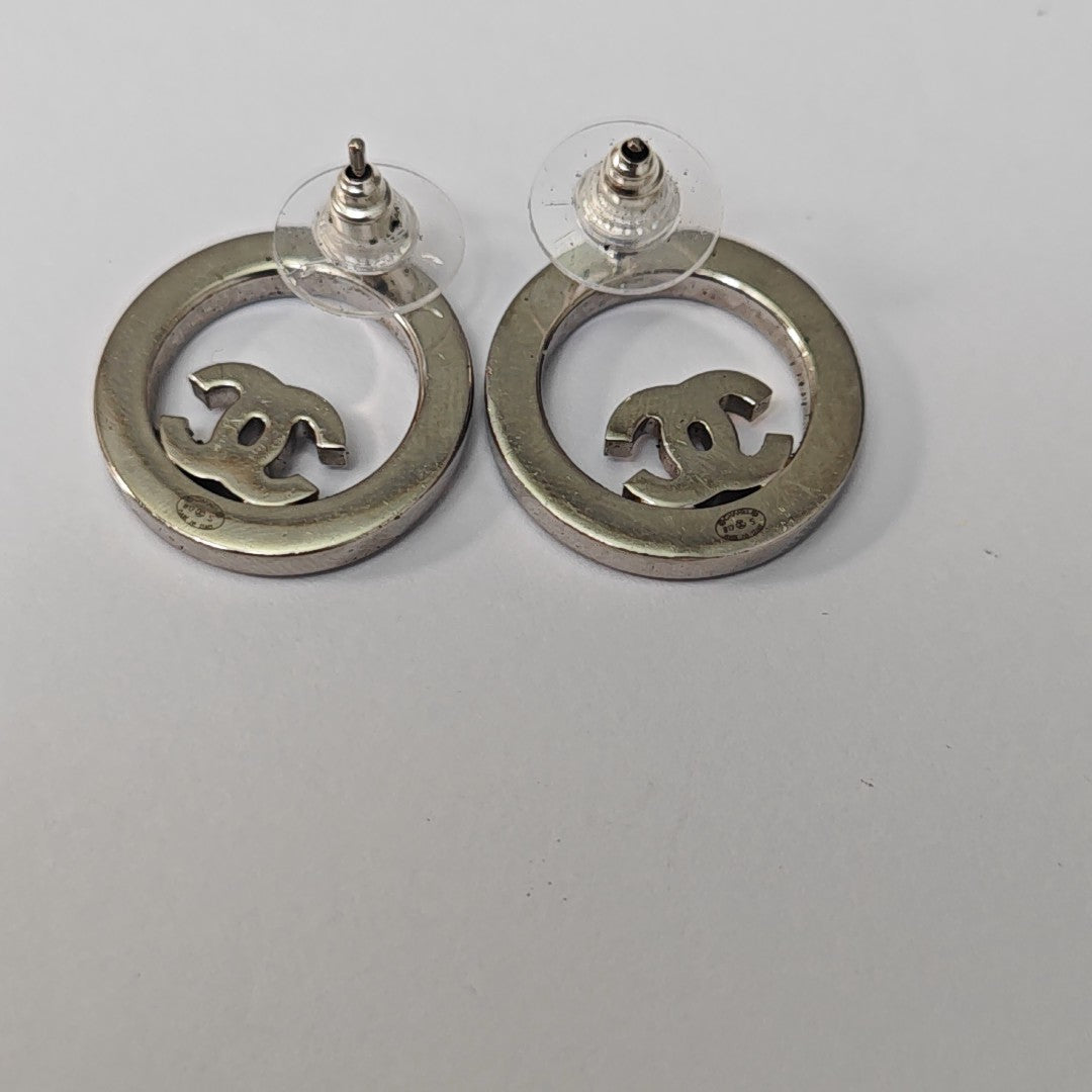 Metal Silver Stud Earrings